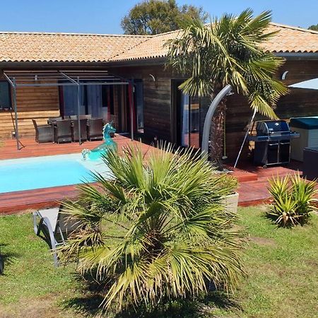 Villa Avec Piscine Chauffee Moliets-et-Maa Exteriör bild