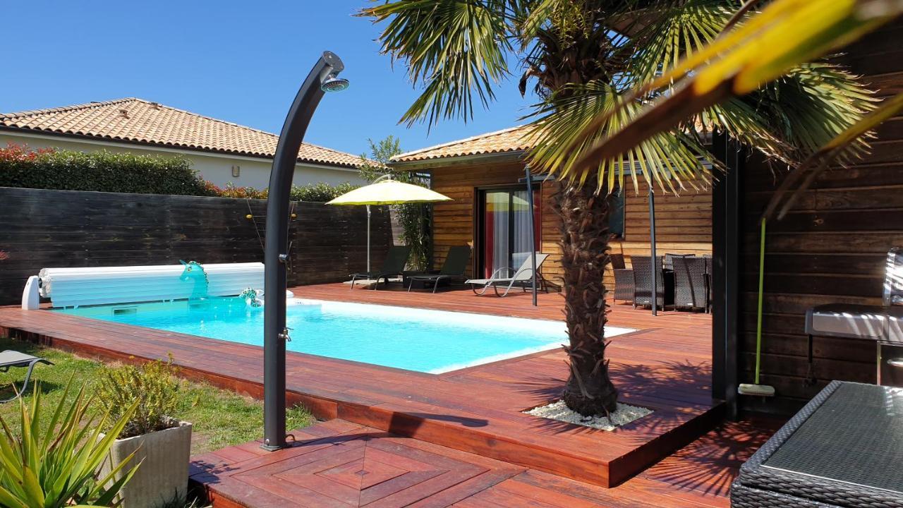 Villa Avec Piscine Chauffee Moliets-et-Maa Exteriör bild
